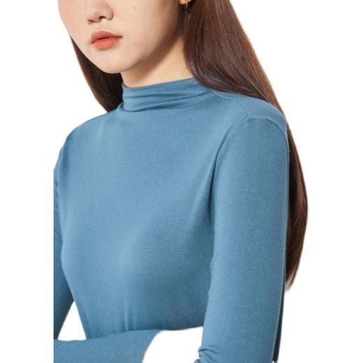 8seconds High collar T-shirt蓝色基本半领T恤女款JPY带授权招加盟代理 商品图4