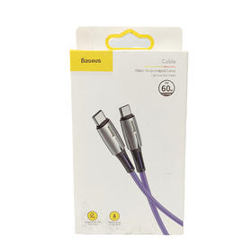 倍思1M水滴灯系列闪充数据线充电快充便携