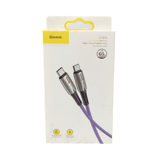 倍思1M水滴灯系列闪充数据线充电快充便携 商品图0