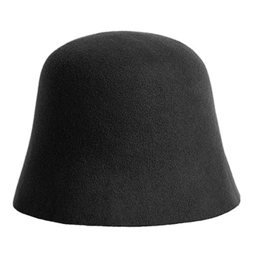AWESOME NEEDS LAMBS WOOL HALF ROUND BUCKET HAT 帽子 BLACKJPY带授权招加盟代理 商品图0