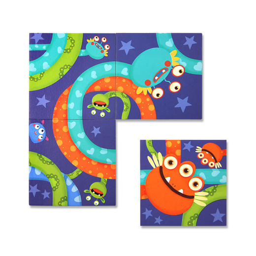 弥鹿烧脑木质拼图儿童学生益智玩具减压 商品图3