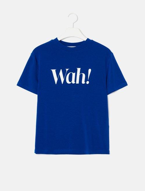 8seconds Blue letter ridicule T-shirt蓝色字母嘲笑T恤女款JPY带授权招加盟代理 商品图1