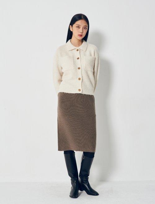 8seconds Ivory Pocket Knit Cardigan象牙色口袋针织开衫女款JPY带授权招加盟代理 商品图2