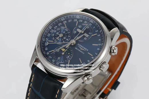 TW浪琴名匠月相八针V4版一：升级星期和月份和原装一样，原装字体比较细，而且对比J和A的字体明显。二：升级月相为烫金，2个月亮和13个星星。市面做的最亮最像 商品图14