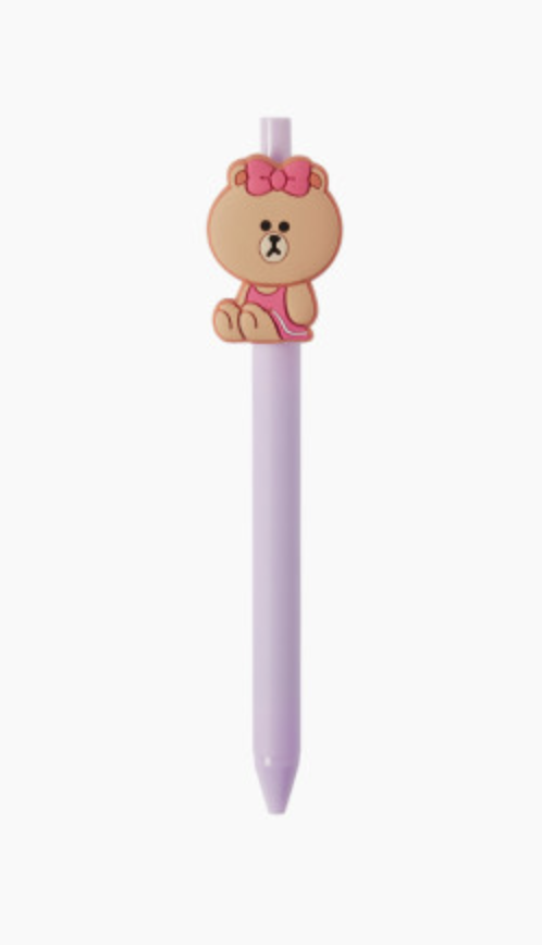 韩国 可爱Line Friends Choco基本中性笔JPY带授权招加盟代理