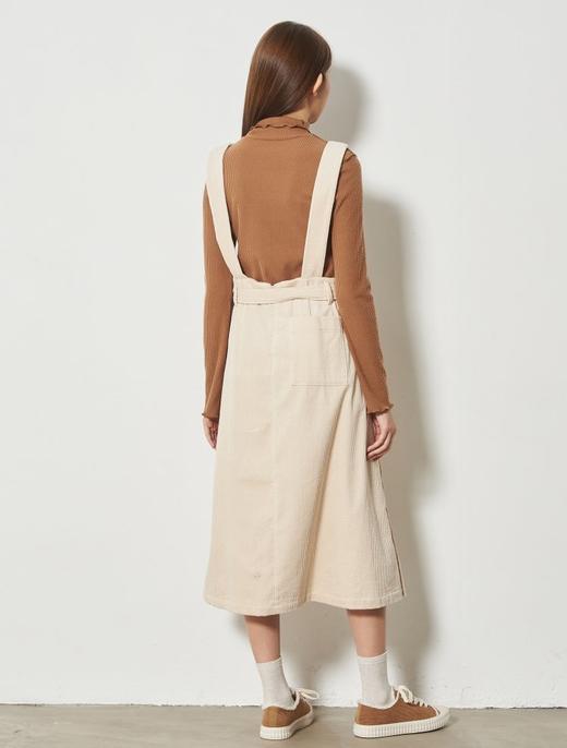 8seconds Black solid象牙色灯芯连衣裙女款#160X71HY10JPY带授权招加盟代理 商品图3