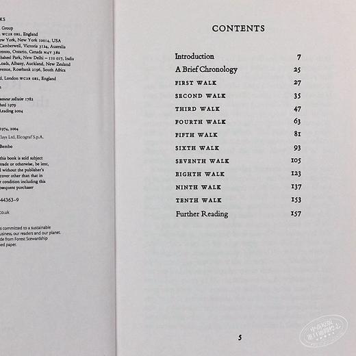 预售 【中商原版】卢梭：一个孤独漫步者的遐想 英文原版 Reveries of the Solitary Walker Jean-Jacques Rousseau 商品图7
