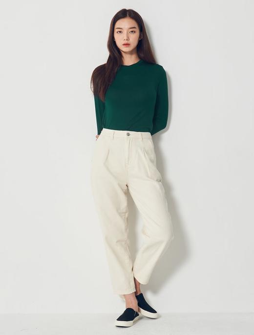 8seconds rib frill cardigan绿色Basic圆形T恤女款JPY带授权招加盟代理 商品图1