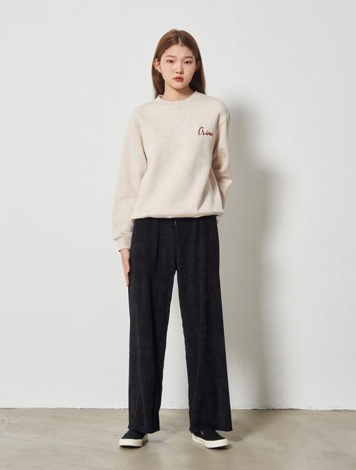 8seconds Black tiger skin thick米色刺绣字母点运动衫女款JPY带授权招加盟代理 商品图1