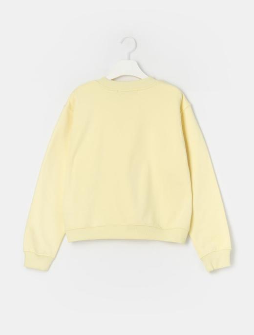 8seconds Black tiger skin thick黄色拉丝实心圆领运动衫女款JPY带授权招加盟代理 商品图3