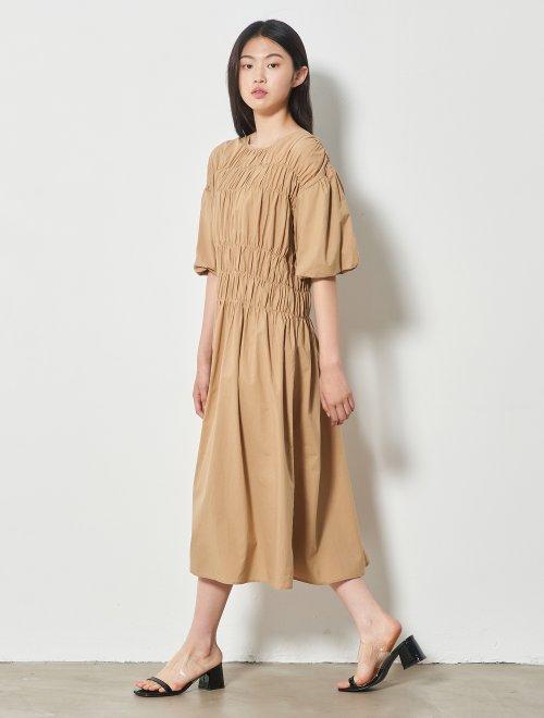 8seconds Pattern sewing三文鱼棉抽褶连衣裙女款#320771DY49JPY带授权招加盟代理 商品图0