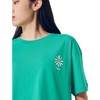 8seconds embroidered letter short绿花印花T恤女款JPY带授权招加盟代理 商品缩略图4