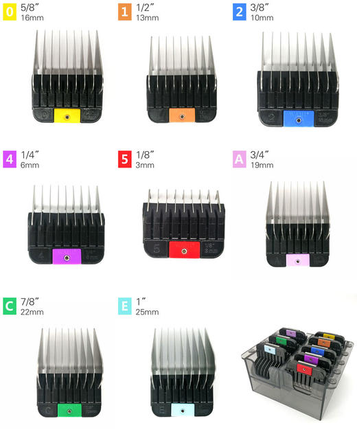 限位梳 宠物大电剪通用 WAHL华尔/1245KM5 电剪专用不锈钢限位梳/3390卡尺 商品图3