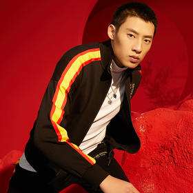 卡尔美春秋新款男士针织开衫夹克