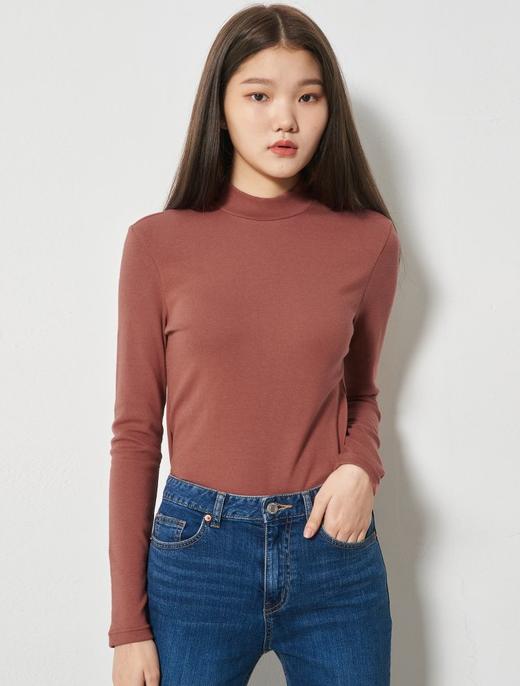 8seconds letter dot short sleeve洋红色脖子长袖T恤女款JPY带授权招加盟代理 商品图0