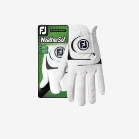 FootJoy WeatherSof 男子高尔夫耐磨防滑手套（单只装）