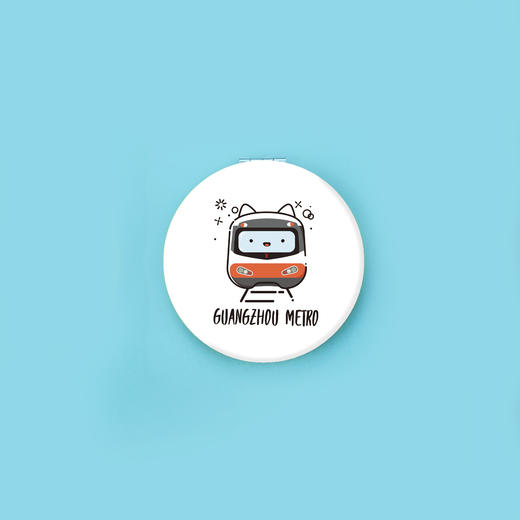一、二、三号线卡通车头化妆圆镜 商品图4