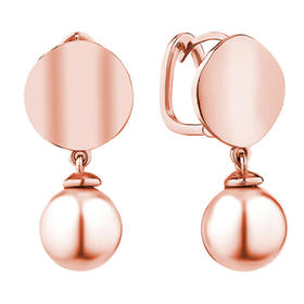 ATTICA 14K GOLD PIN ONE TOUCH ROUND EARRINGS 耳饰JPY带授权招加盟代理