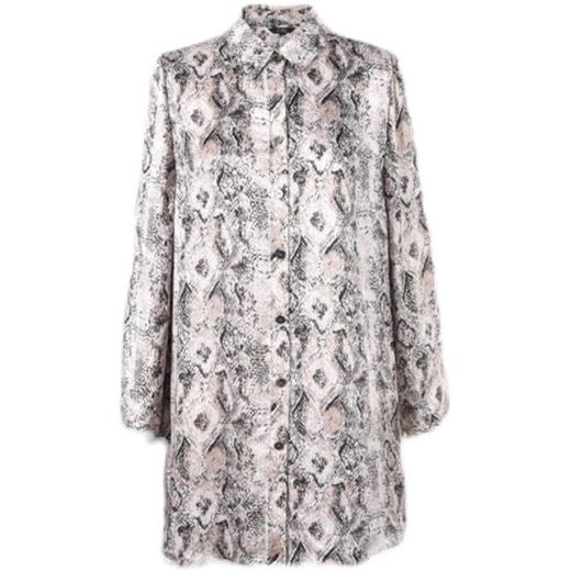 圣三利女装  简约休闲豹纹印花衬衫SL2034153 商品图4