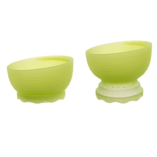 {品牌直供}美国欧拉宝贝/OLABABY宝宝餐具套装 新生婴儿硅胶碗硅胶辅食勺子 商品图3