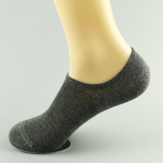 【49元6双】男士高级棉麻全网面船袜夏季短袜透气隐形浅口男袜【2双装 911312】 商品图4