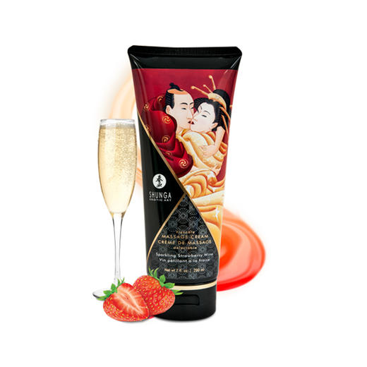 【经典爆款】原装进口 SHUNGA春画 亲吻情趣按摩乳霜可舔食夫妻调情推油200ml 商品图3