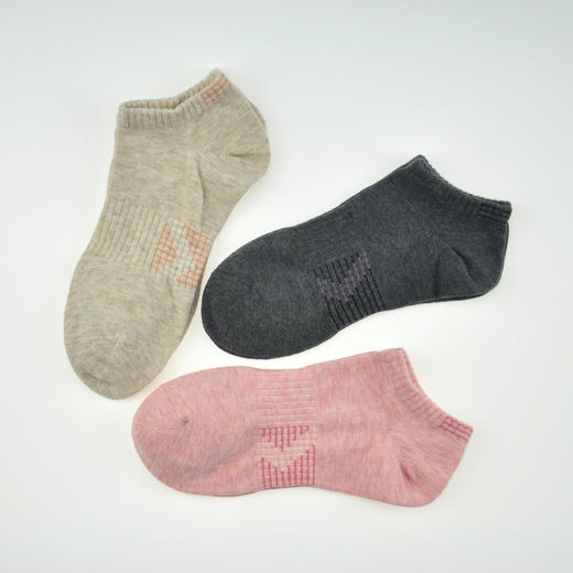 【49元6双】女丨运动船袜，松紧弹力设计，运动的极佳选择，精梳棉吸汗透气【722301】 商品图0