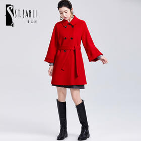 圣三利女装秋冬季毛呢大衣SL1941396