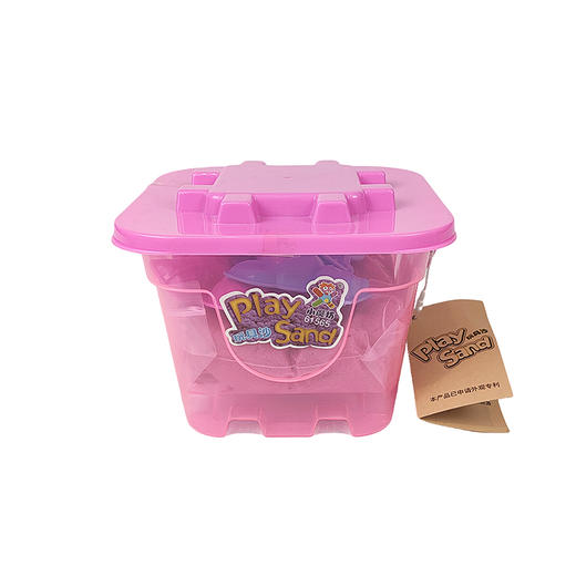 小魔坊玩具沙城堡桶装儿童DIY手工太空沙 商品图0