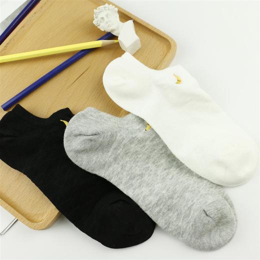 【49元6双】女丨纯色袜子精梳棉船袜 短袜【 812306】 商品图0