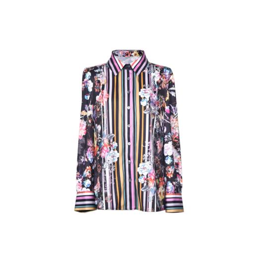 圣三利女装新春季条纹花色衬衫SL2014171 商品图4