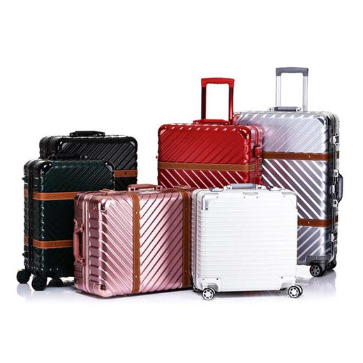 【可积分兑换】拉杆箱丨最新款铝框万向轮拉杆箱旅行箱行李箱登机箱  20寸 商品图1