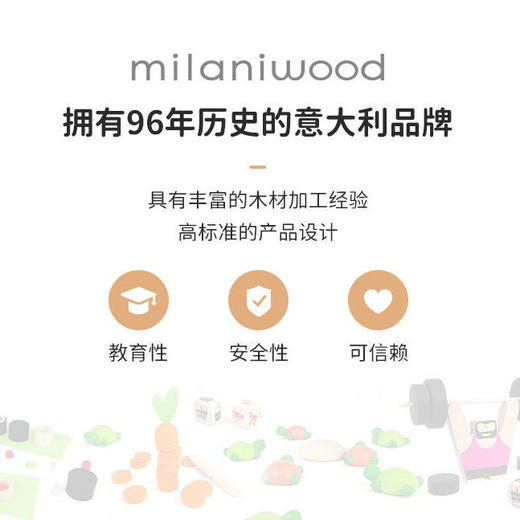 儿童积木益智玩具男孩女孩拼装智力动脑游戏-Milaniwood烧烤派对 商品图2