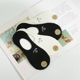 【49元6双】女丨女士棉麻船袜纯色短筒袜防滑短袜【2012302】