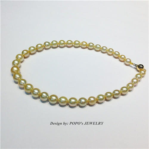 【每日特选】南洋金珠珍珠项链 商品图5
