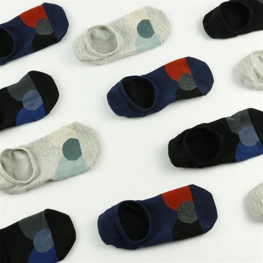 【49元6双】男丨男士船袜防脱跟男袜薄款地板袜短袜【911302】 商品图1