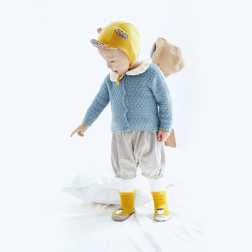 【特价10元】童丨秋冬加厚加绒儿童地板袜刷毛宝宝学步鞋袜胶底卡通中筒袜子【WG9259】 商品图2