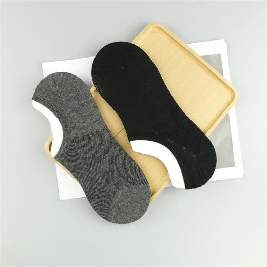 【49元6双】男士高级棉麻全网面船袜夏季短袜透气隐形浅口男袜【2双装 911312】 商品图0