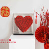 情人节永生花生日礼物【80朵红玫瑰镜面之心】玫瑰花礼盒玫瑰花礼花送女生朋友花店送货上门 商品缩略图2