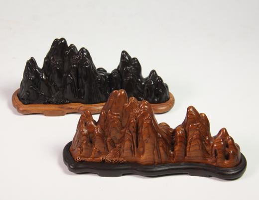 山形假山笔架°紫光檀&酸枝 商品图0