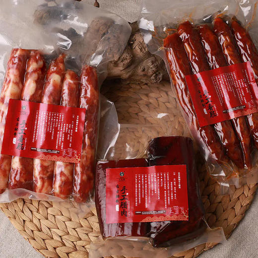 【一姐家乡四川特产】麻辣/五香/广味香肠 五花/后腿腊肉/排骨  可直接吃也可以炒菜吃！吃货必尝！【保质期6个月】 商品图11