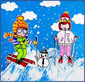 《有趣的滑雪》冬天/冬季【自动发货：下单后，点击手机短信中收到的链接，即可获取文件下载的链接；如有任何问题，可添加客服微信hm33268获得帮助】
