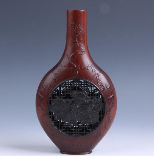 连年有余°酸枝大花瓶 商品图0