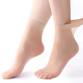 女丨薄款包芯丝女士短玻璃袜 防勾包芯丝【0004】