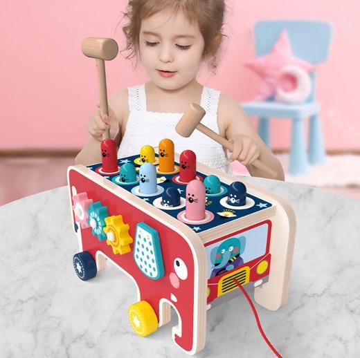 【儿童玩具】*大象打地鼠玩具幼儿童益智力0婴儿1一2两岁半3小男孩女孩宝宝敲打 商品图2
