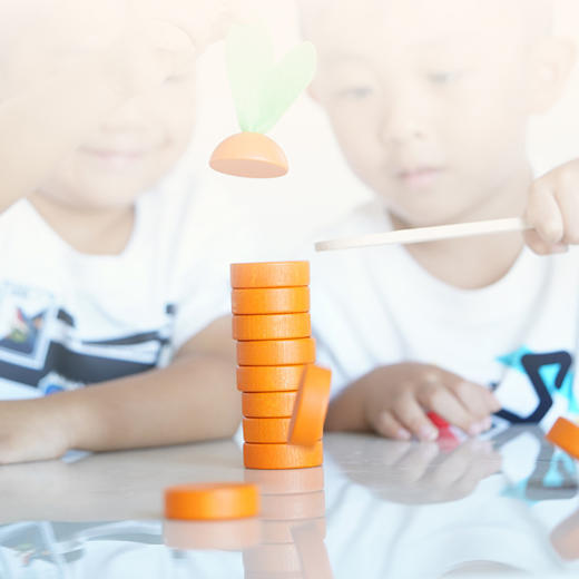 专注力和敏捷能力训练家庭亲子互动游戏-Milaniwood胡萝卜消消乐 商品图8