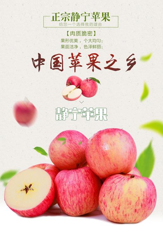 甘肃冰糖心苹果3斤左右