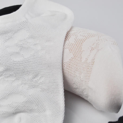 【49元6双】女丨休闲船袜，针织提花，网面精梳棉袜【812312】 商品图1