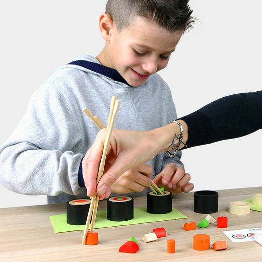 木制积木拼装益智动脑智力玩具男女孩亲子游戏Milaniwood寿司高手 商品图6