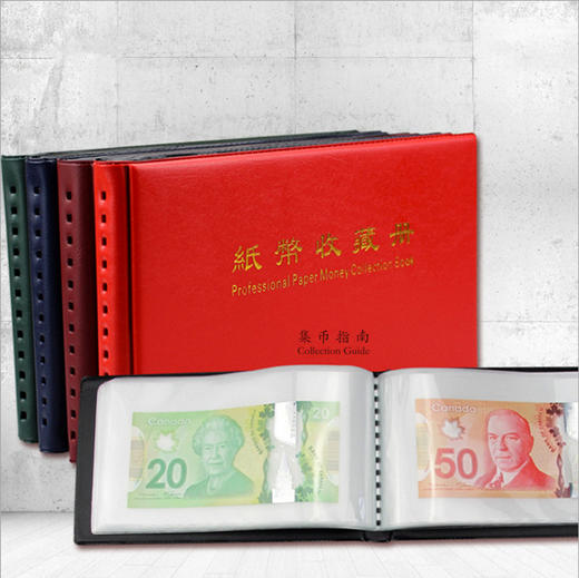 小款纸币收藏册   可装40张纸币 商品图0